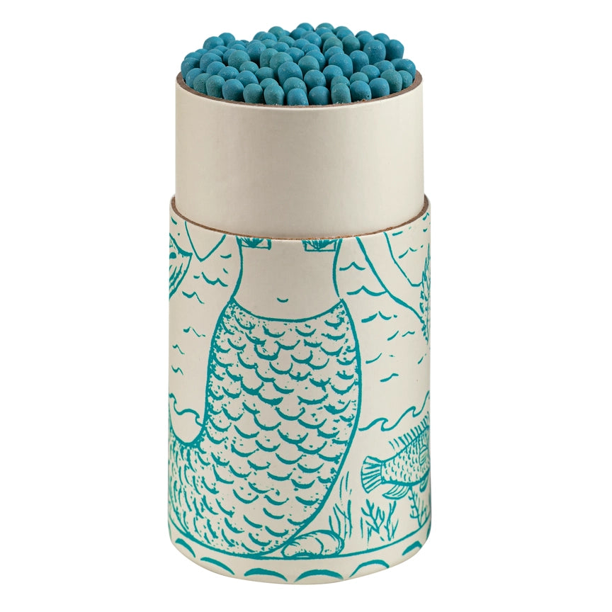 Large Cylinder Safety Matches - Mermaid
