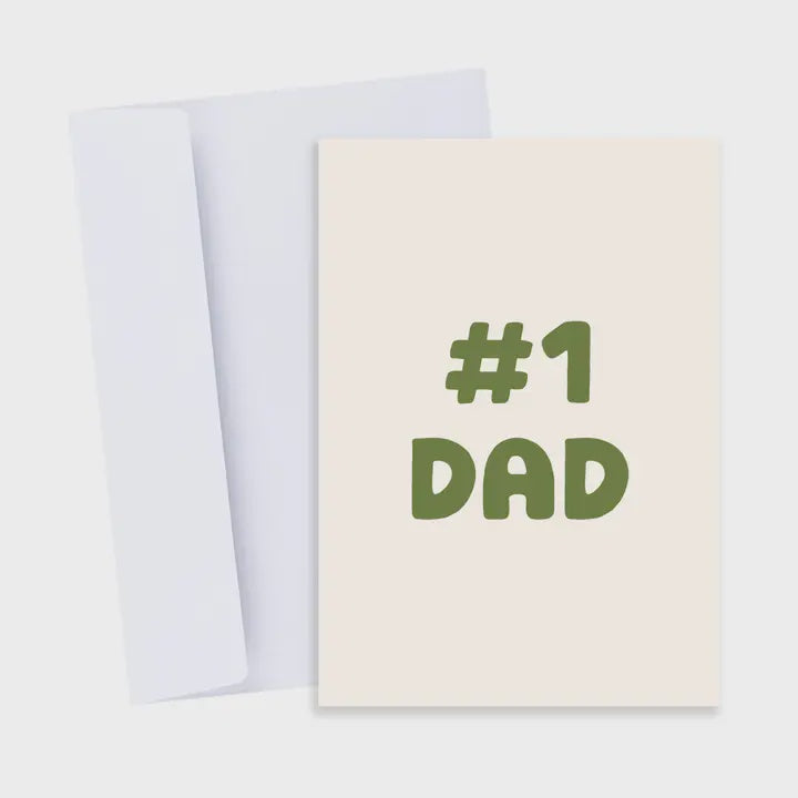 #1 Dad Card
