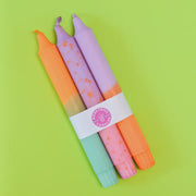 Taper Candles Set of 3 - Orange Bite