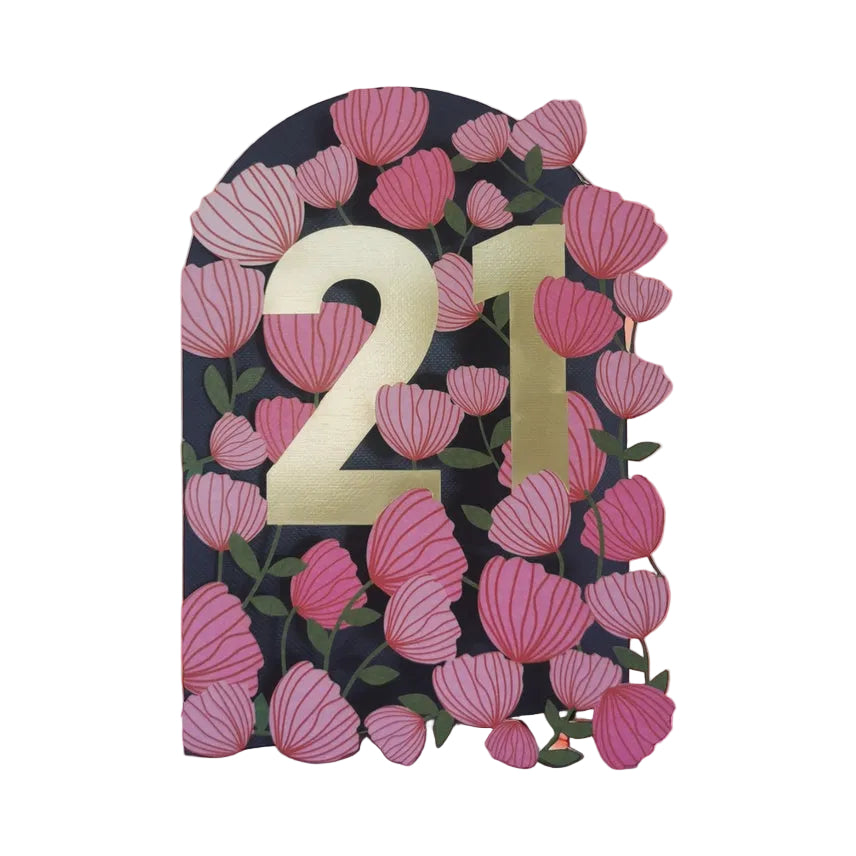 Cut Art Card - Age 21