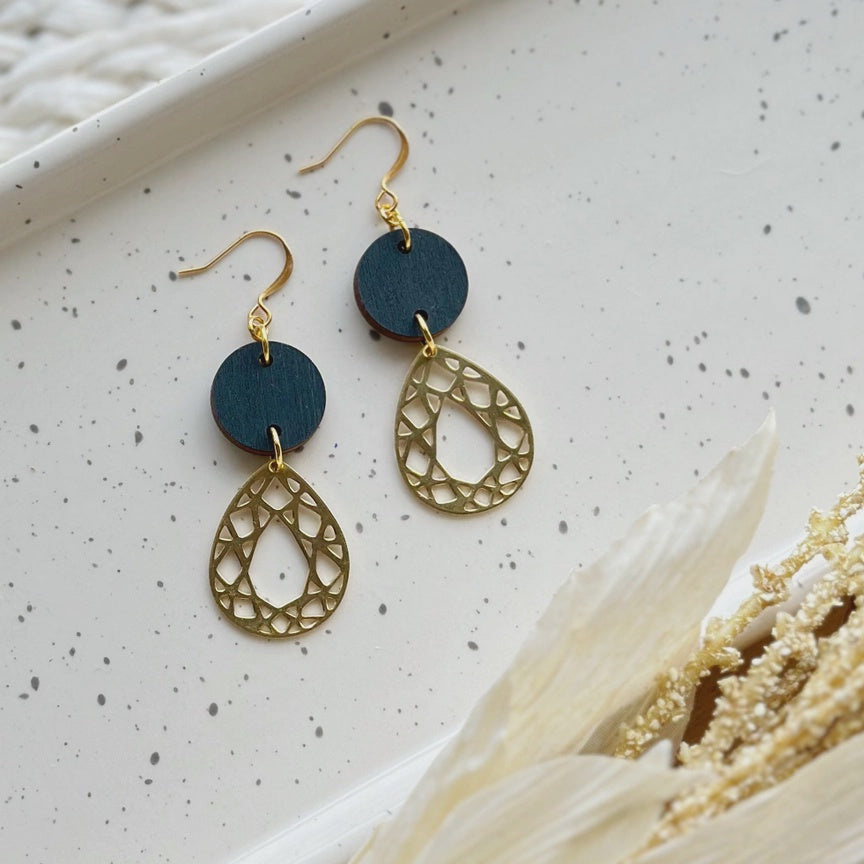 Yakama Drop Earrings - Inkwell