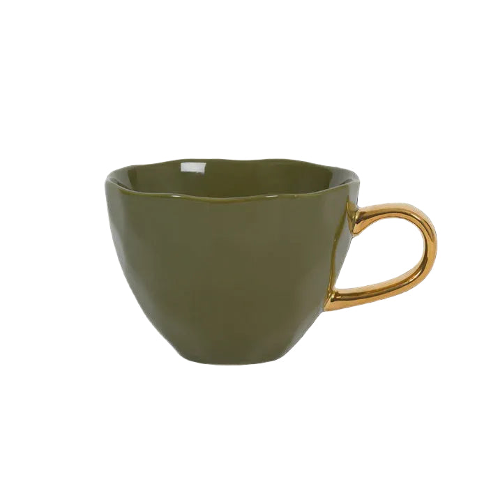 Good Morning Tea Cup - Evergreen Sprig