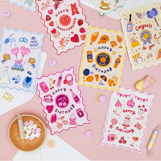 Happy Birthday Pink Card