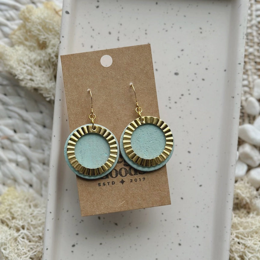 Dex Drop Earrings - Seafoam