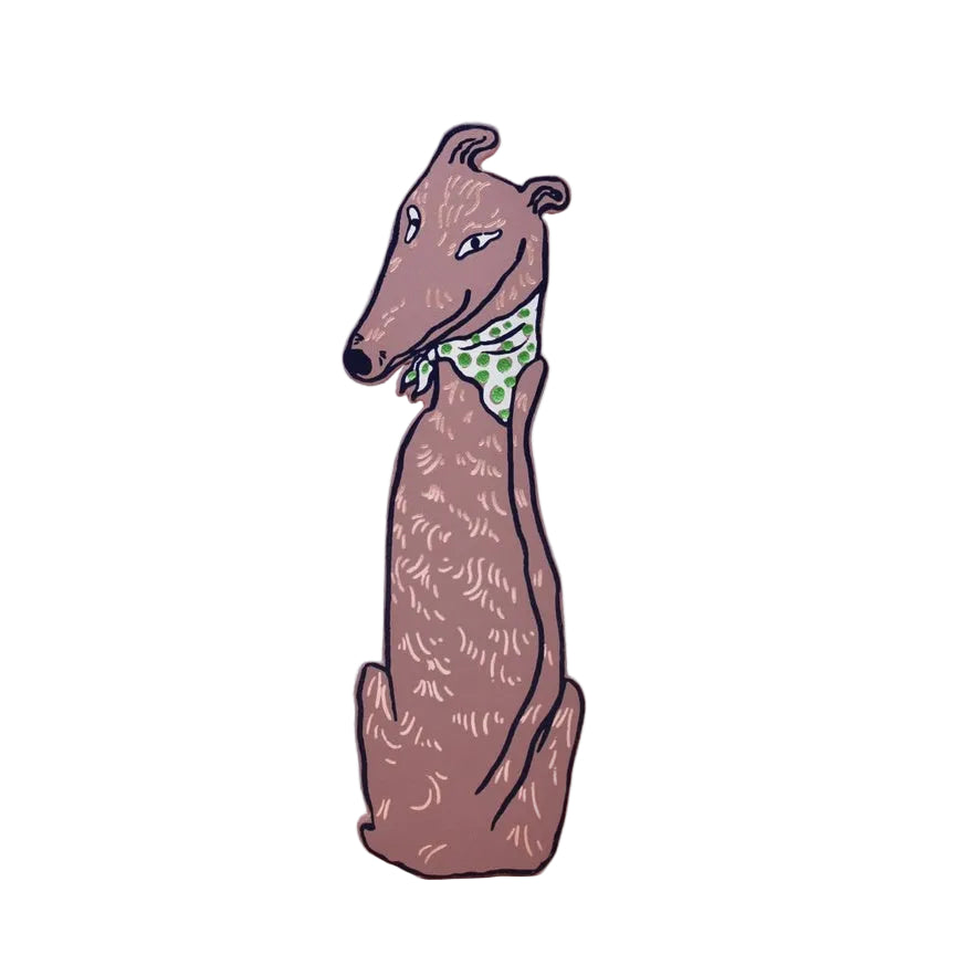Dog Tails Bookmark - Dusty Pink