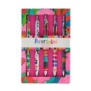 Gift Set of 5 Gel Pens - Paper Salad Colourful Flowers