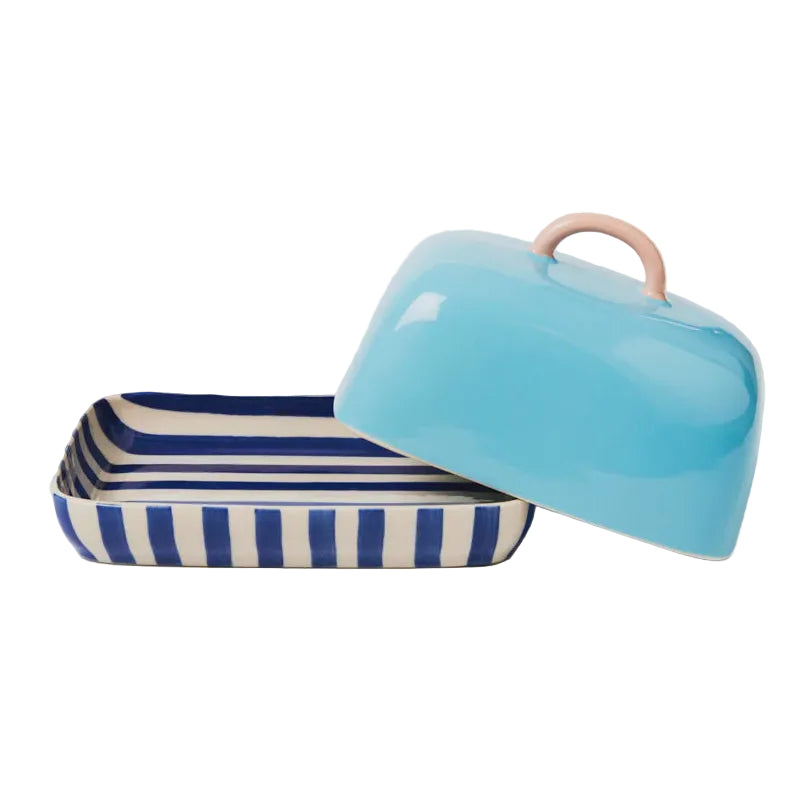 Bloomie Butter Dish - Blue
