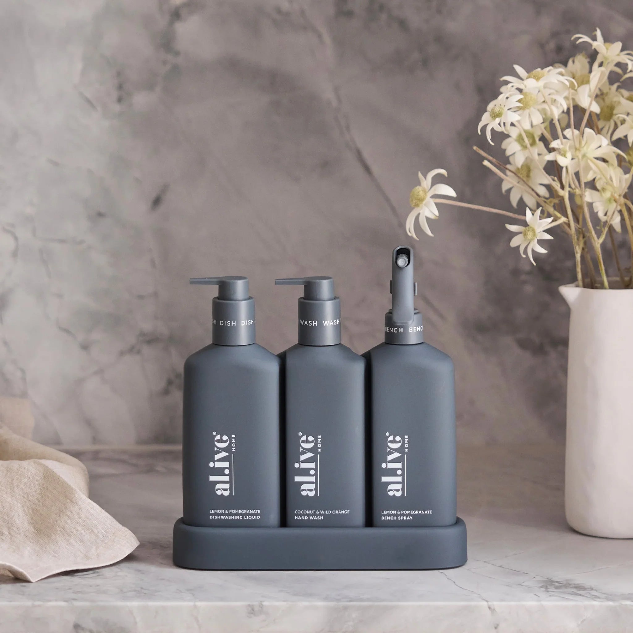 Kitchen Trio - Dish, Wash & Bench - Coconut & Wild Orange