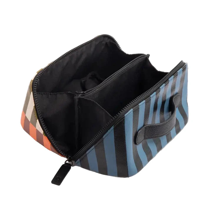 Flat Lay Wash Bag - Retro Stripe