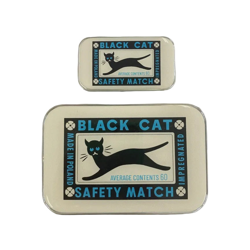 Notions Tin Small - Black Cat