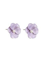 Cherry Blossom Stud Earrings - Pearl Centre