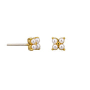 Faina Stud Earrings - Gold