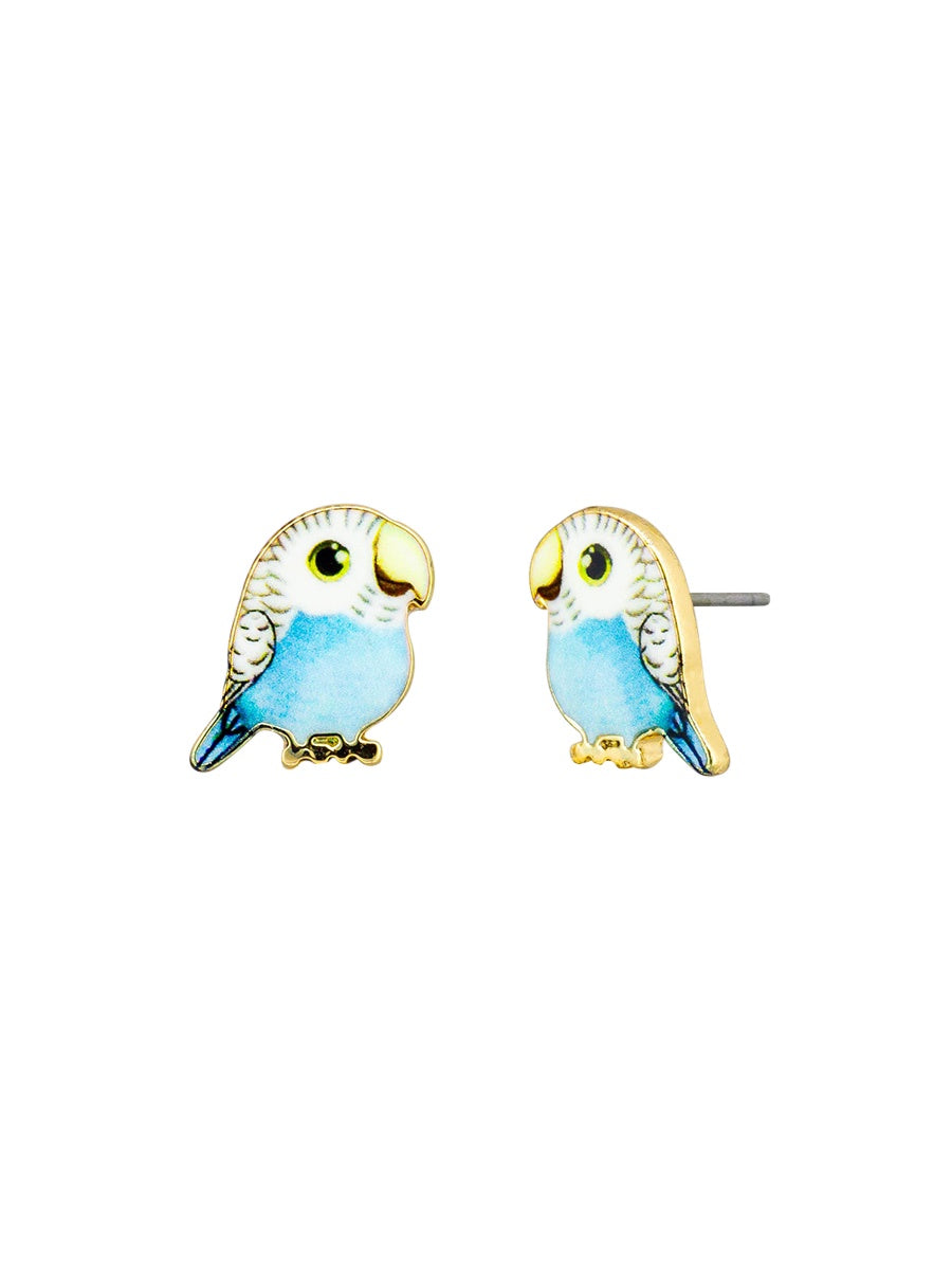 Birdie Stud Earrings - Gold