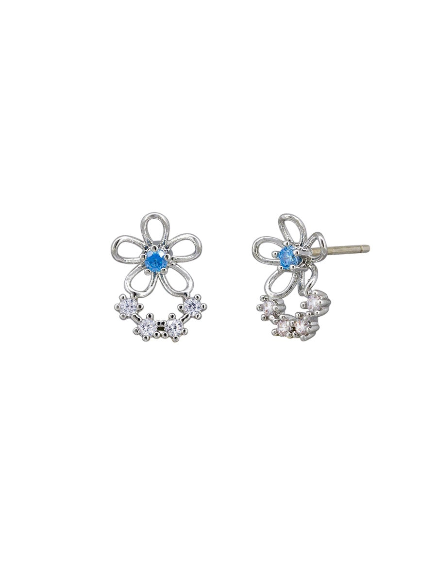 Winslet Stud Earrings - Silver