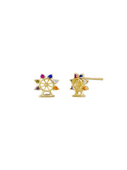 Meet Me At The Fair Earrings - Gold