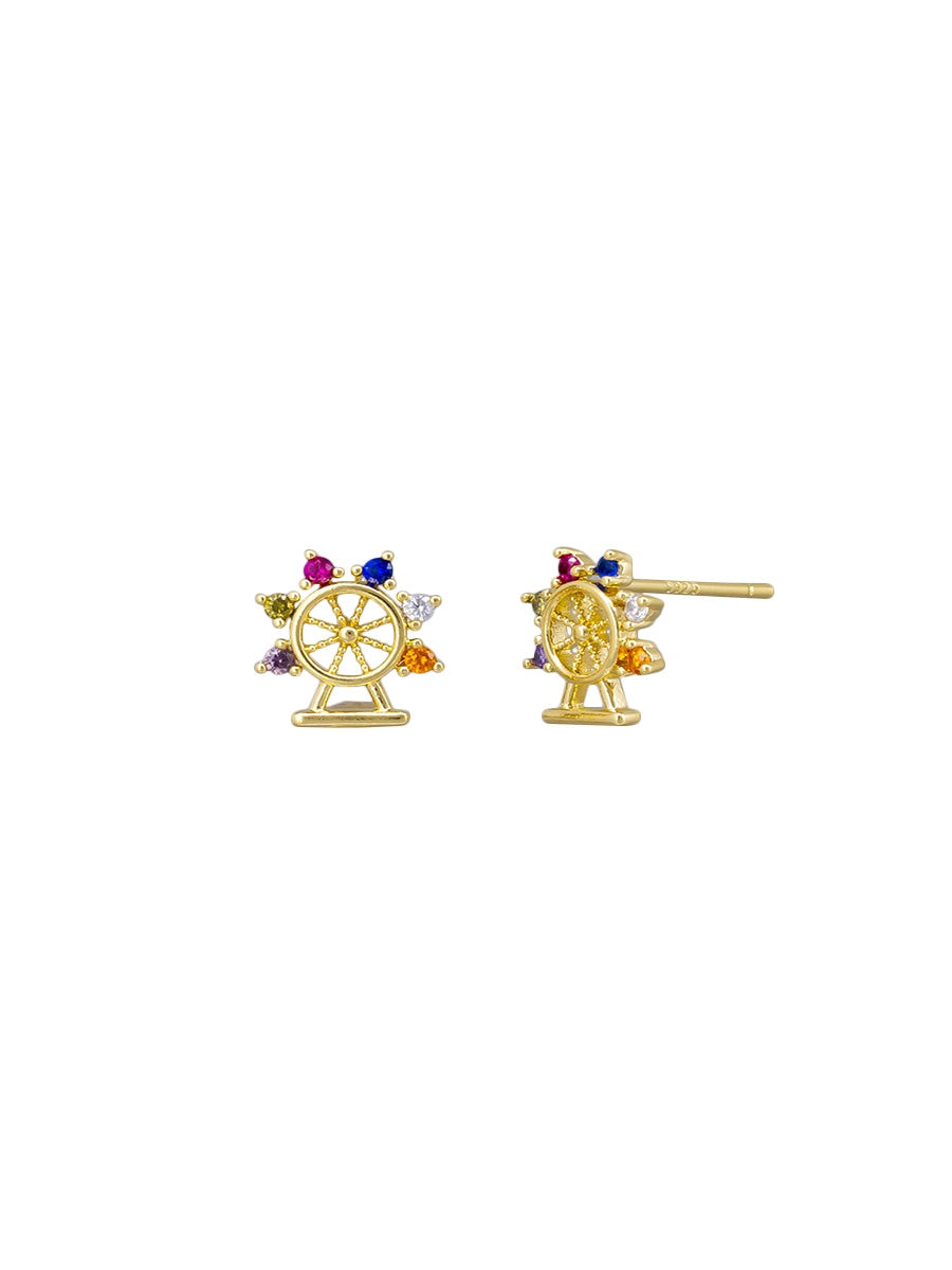 Meet Me At The Fair Earrings - Gold