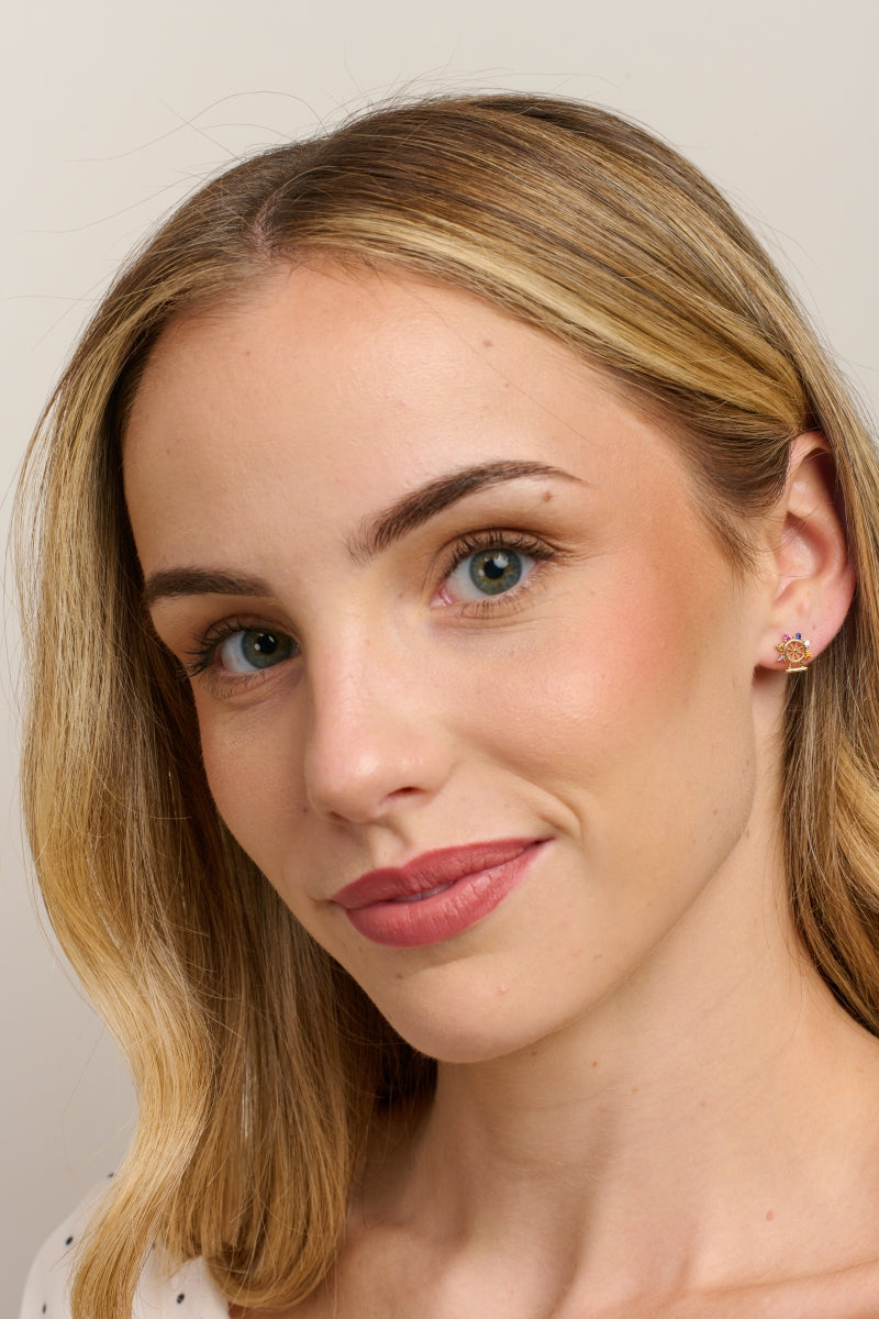 Meet Me At The Fair Earrings - Gold