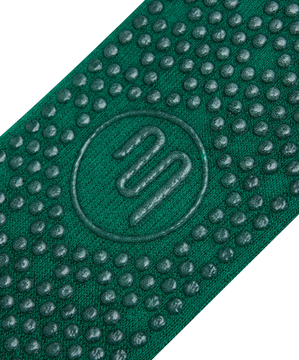 Crew Grip Socks - Pilates Club Emerald