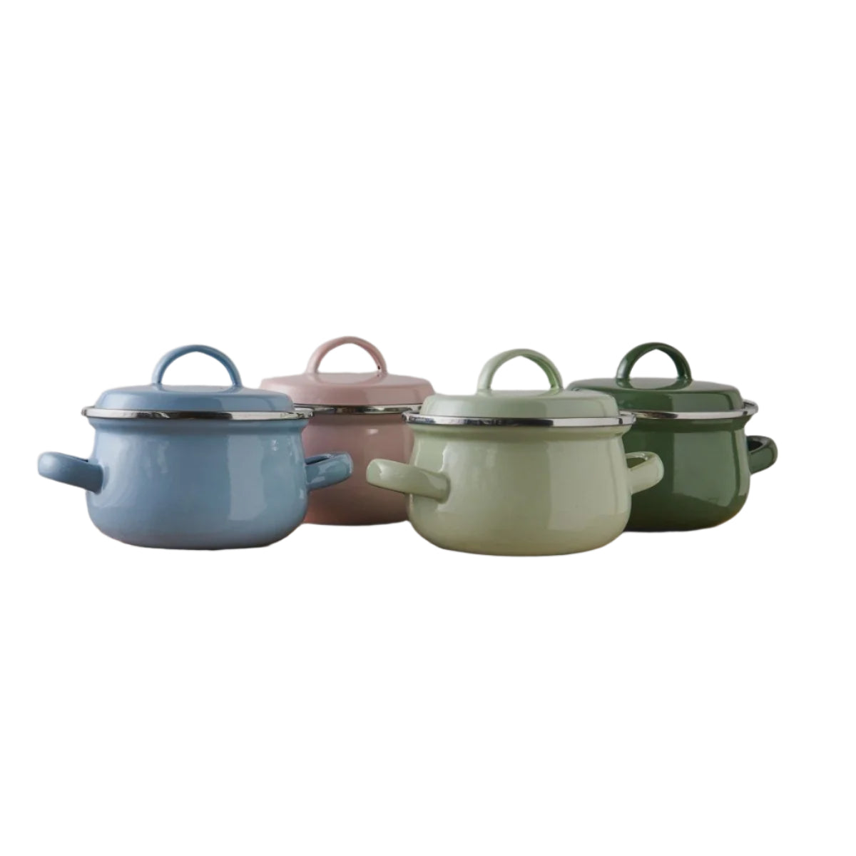 Enamel Pot - Blue
