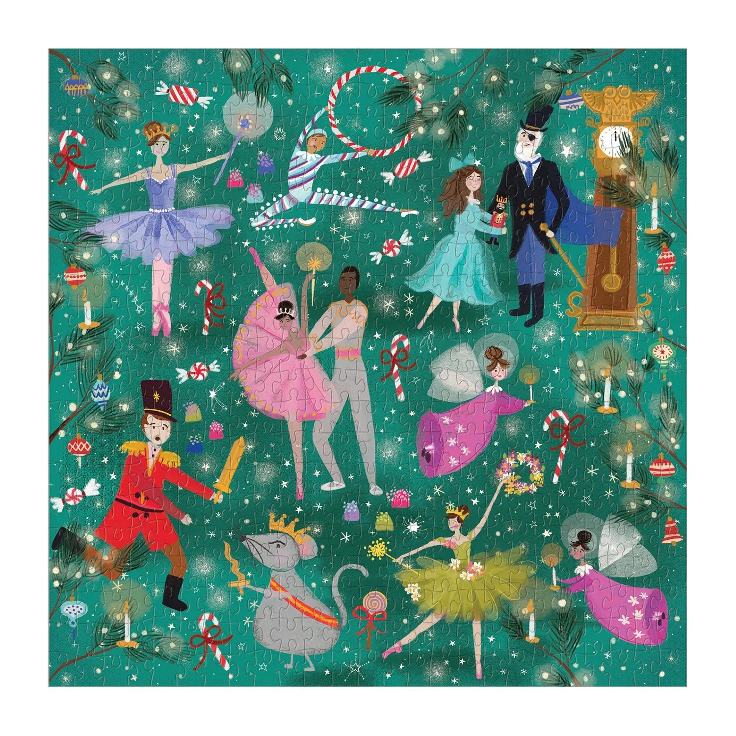 500pc Foil Puzzle - Enchanted Nutcracker