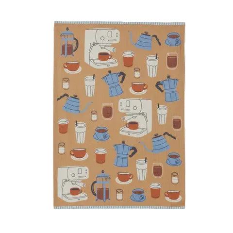 Coffee Cotton Tea Towel
