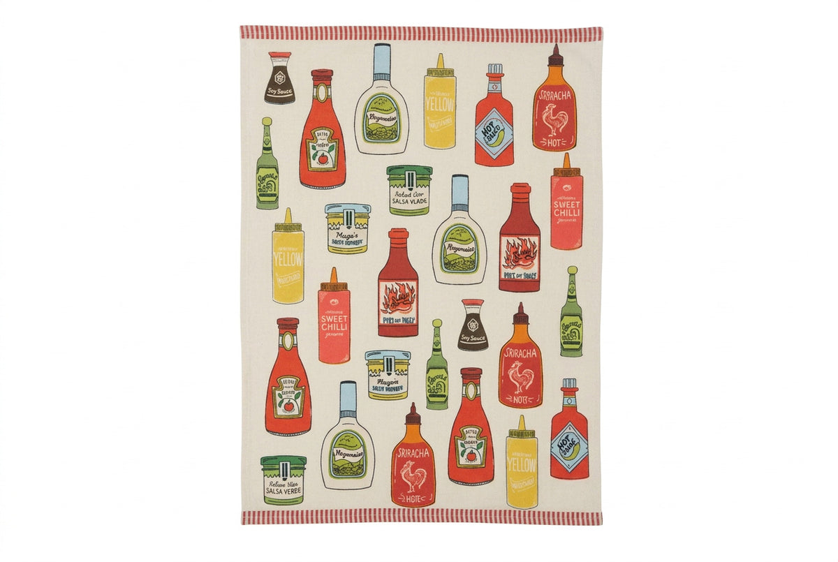Condiments Cotton Tea Towel