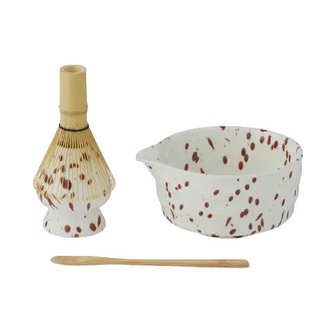 Osaka Ceramic Matcha Set - Cocoa