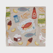 Napkins 20 Pack - Fish & Chips
