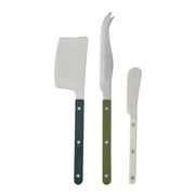Remy 3pc Cheese Knife Set - Green
