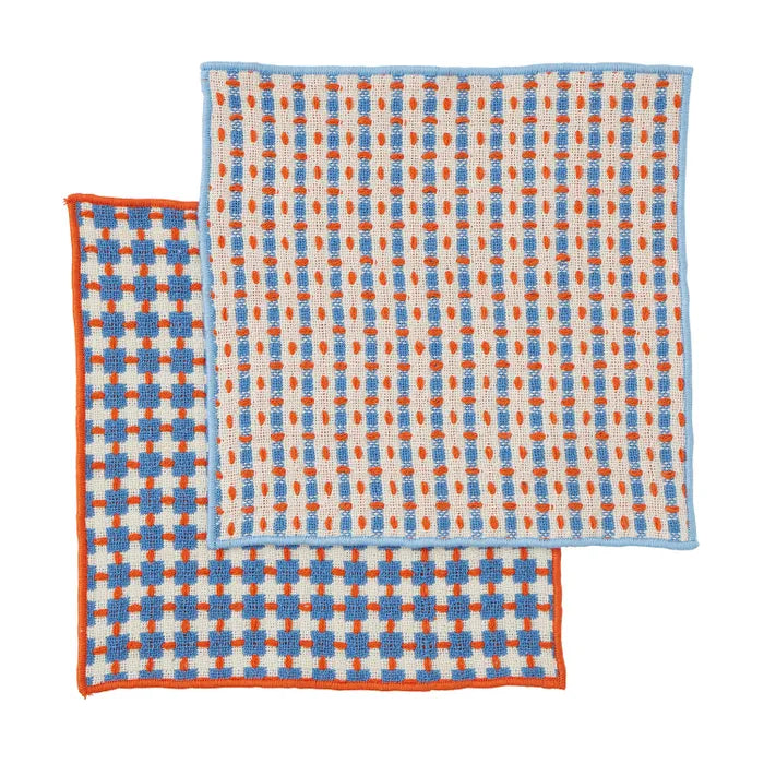 Kit Dishcloth Set of 2 - Blue