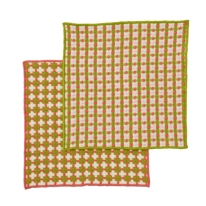 Kit Dishcloth Set of 2 - Pink