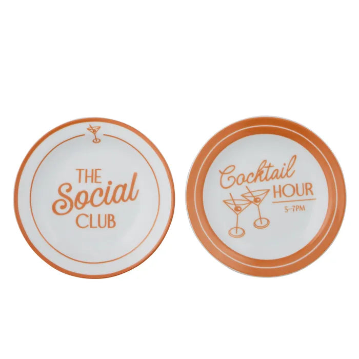 Social Ceramic Plate