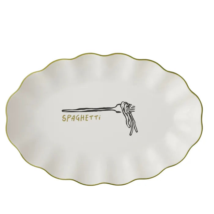 Mangiare Ceramic Dish - Spaghetti