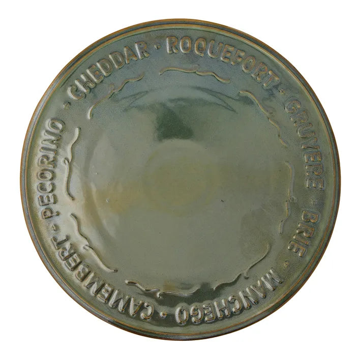 Loire Ceramic Cheese Platter - Olive