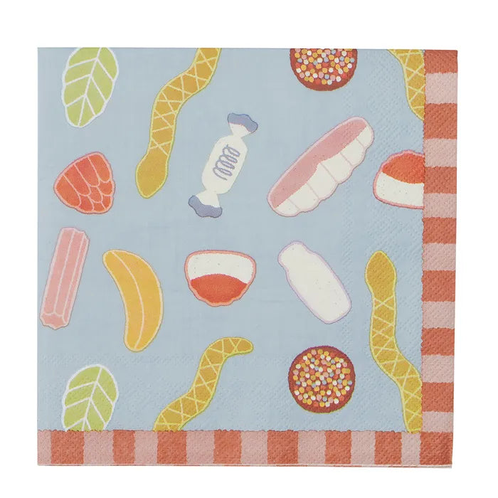 Napkins 20 Pack - Mixed Lollies