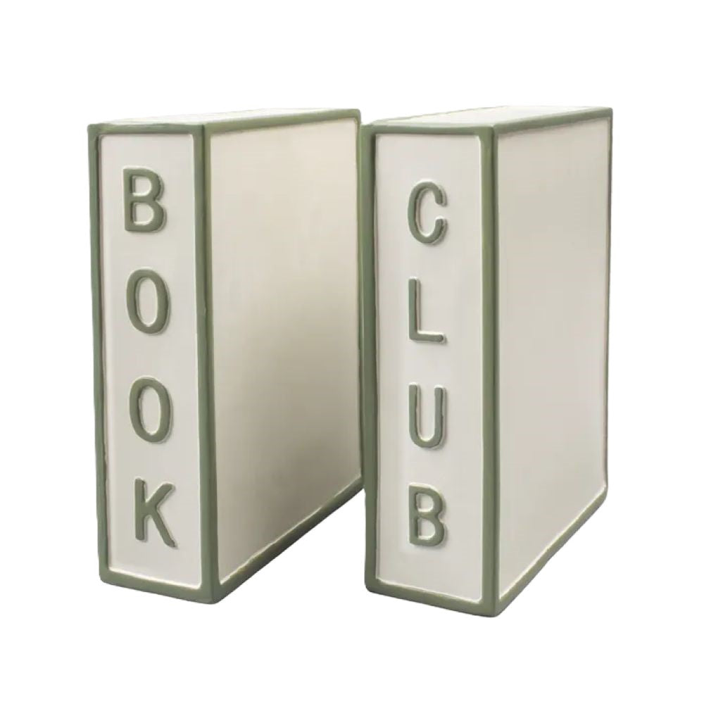 Book Club Resin Bookend