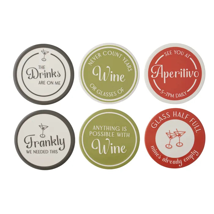 Social Ceramic Coaster