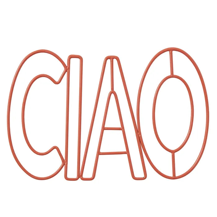 Ciao Metal Trivet - Red
