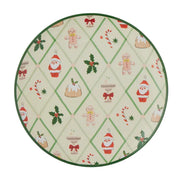 Festive Motifs Ceramic Plate