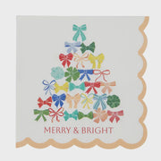 Napkins 20 Pack - Bow Christmas Tree