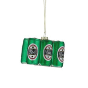 Glass Christmas Ornament - 6 Pack Beer
