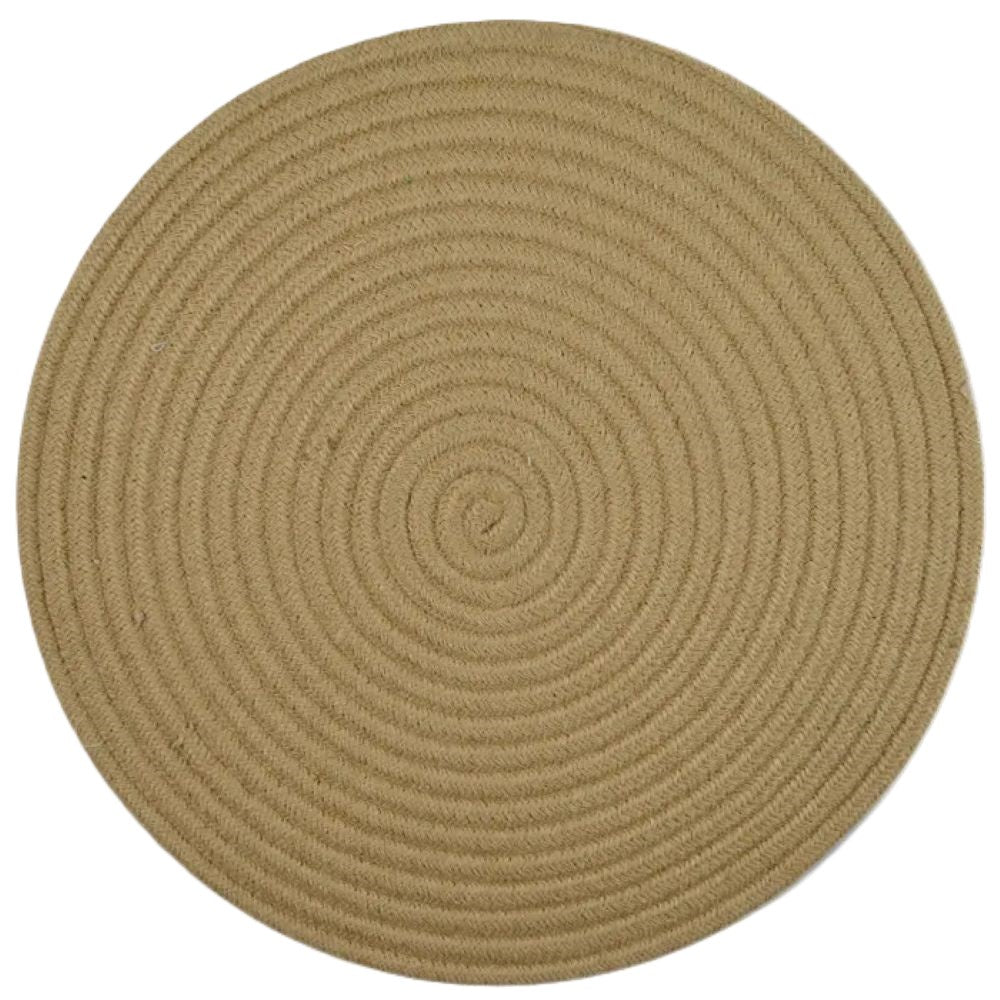 Demi Cotton Round Placemat 38cm - Natural