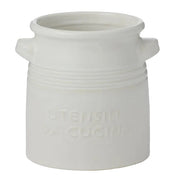 Ceramic Utensil Holder - White
