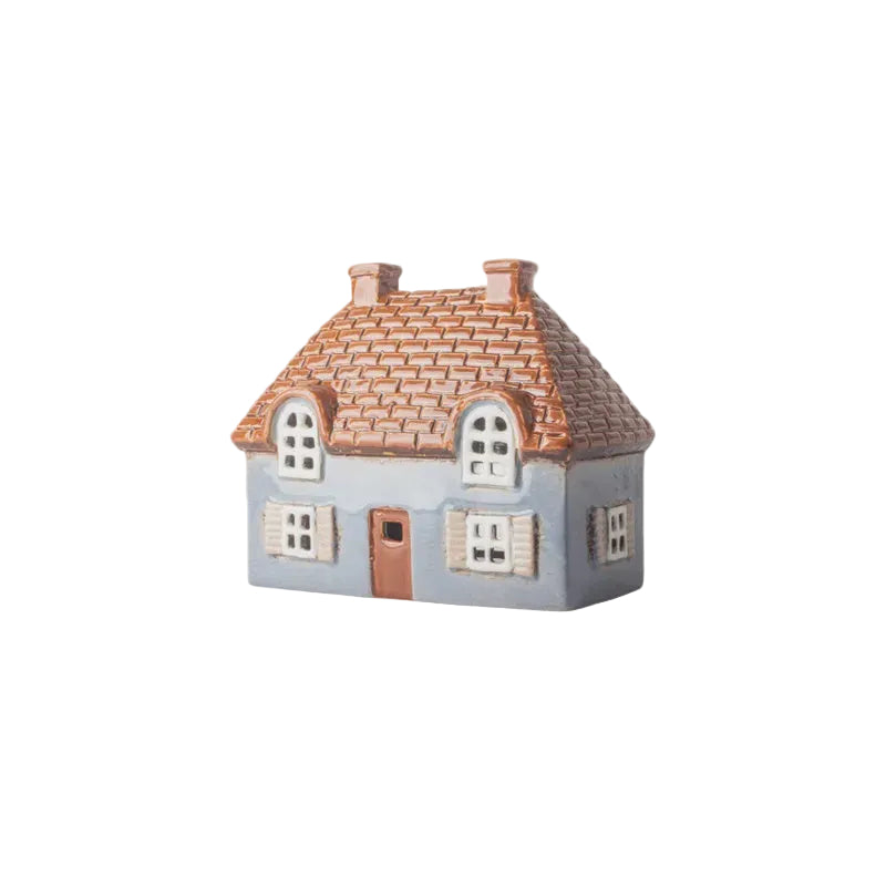 Cotswold Tea Light Cottage - Blue
