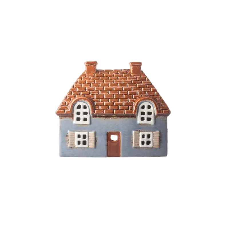 Cotswold Tea Light Cottage - Blue