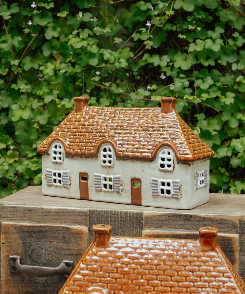 Cotswold Tea Light Cottage - Ivory
