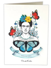 Quilling Greeting Card - Frida Kahlo Butterflies