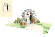 Pop-Up Greeting Card - Wedding Arch