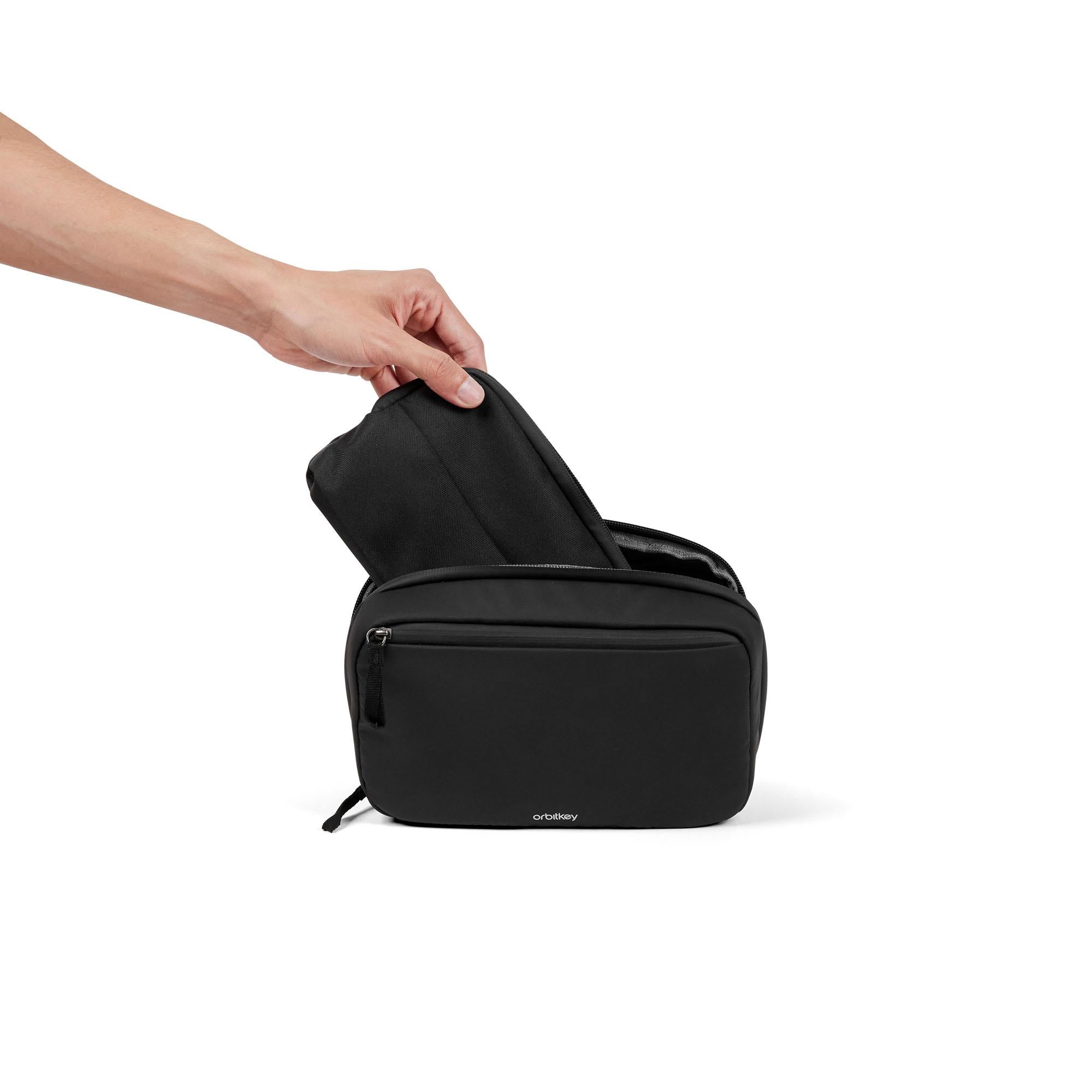 2 In 1 Tech Pouch - Black
