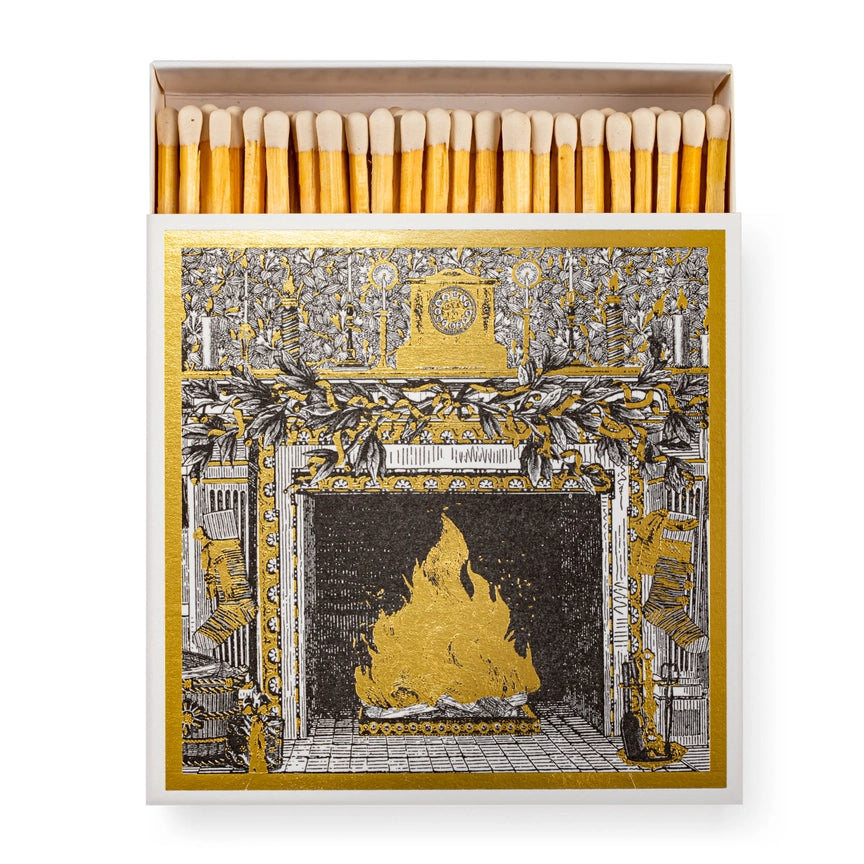 Square Matchbox - Fireside